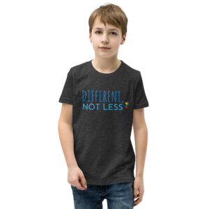 Different, Not Less – Youth Short Sleeve T-Shirt