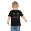 The French Family Foundation, Inc. | Central Florida Fundraising Foundation for Families with Disabilities | toddler staple tee black back 6526d98431573