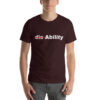 The French Family Foundation, Inc. | Central Florida Fundraising Foundation for Families with Disabilities | unisex staple t shirt oxblood black front 6526daa5df89b