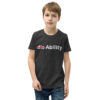 The French Family Foundation, Inc. | Central Florida Fundraising Foundation for Families with Disabilities | youth staple tee dark grey heather front 6526d9c49c449