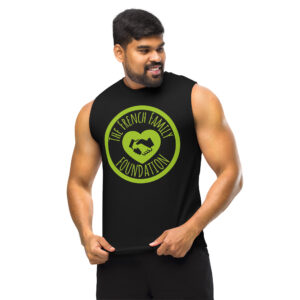 The French Family Foundation, Inc. | Central Florida Fundraising Foundation for Families with Disabilities | unisex muscle shirt black front 65c25824267e2