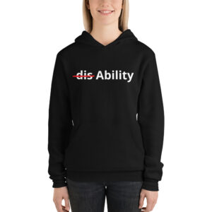 The French Family Foundation, Inc. | Central Florida Fundraising Foundation for Families with Disabilities | unisex pullover hoodie black front 65c24fac1e078