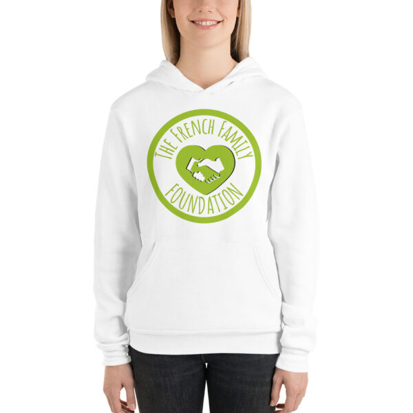 The French Family Foundation, Inc. | Central Florida Fundraising Foundation for Families with Disabilities | unisex pullover hoodie white front 65c250776a680