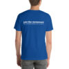 The French Family Foundation, Inc. | Central Florida Fundraising Foundation for Families with Disabilities | unisex staple t shirt true royal back 65e99cc21b003