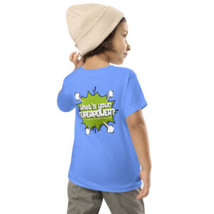 The French Family Foundation, Inc. | Central Florida Fundraising Foundation for Families with Disabilities | toddler staple tee heather columbia blue back 67069d52d7753