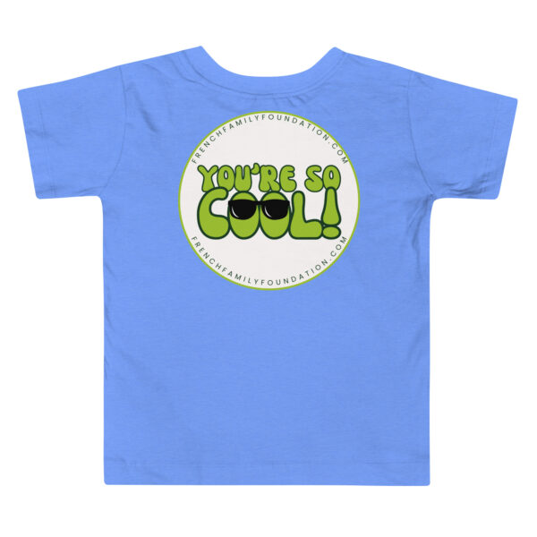 The French Family Foundation, Inc. | Central Florida Fundraising Foundation for Families with Disabilities | toddler staple tee heather columbia blue back 672205bc50720