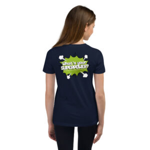 The French Family Foundation, Inc. | Central Florida Fundraising Foundation for Families with Disabilities | youth staple tee navy back 67069ca06d77b