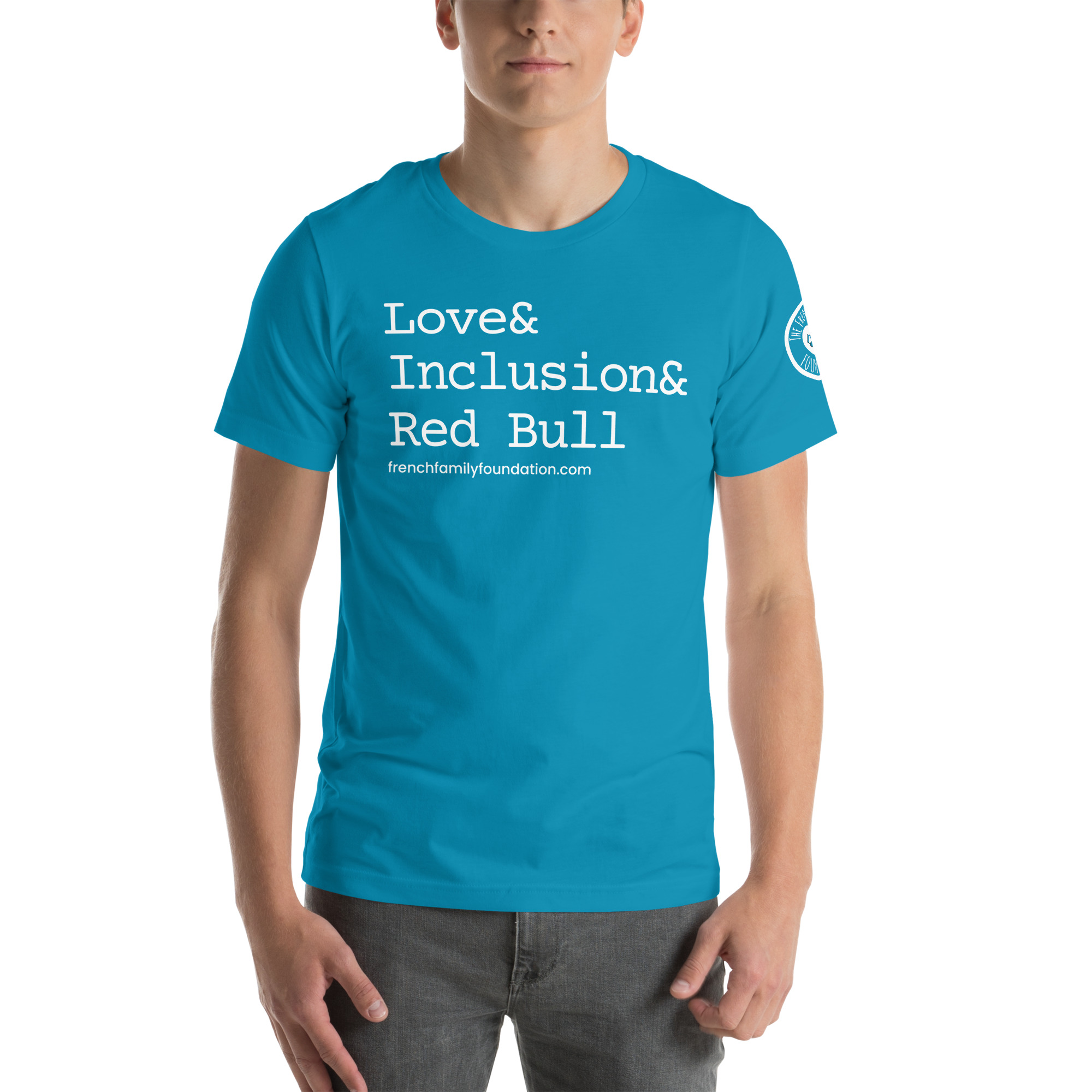 The French Family Foundation, Inc. | Central Florida Fundraising Foundation for Families with Disabilities | ❤️ Inclusion & Red Bull Unisex T-shirt 22 ❤️ Inclusion & Red Bull Unisex T-shirt - Image 22