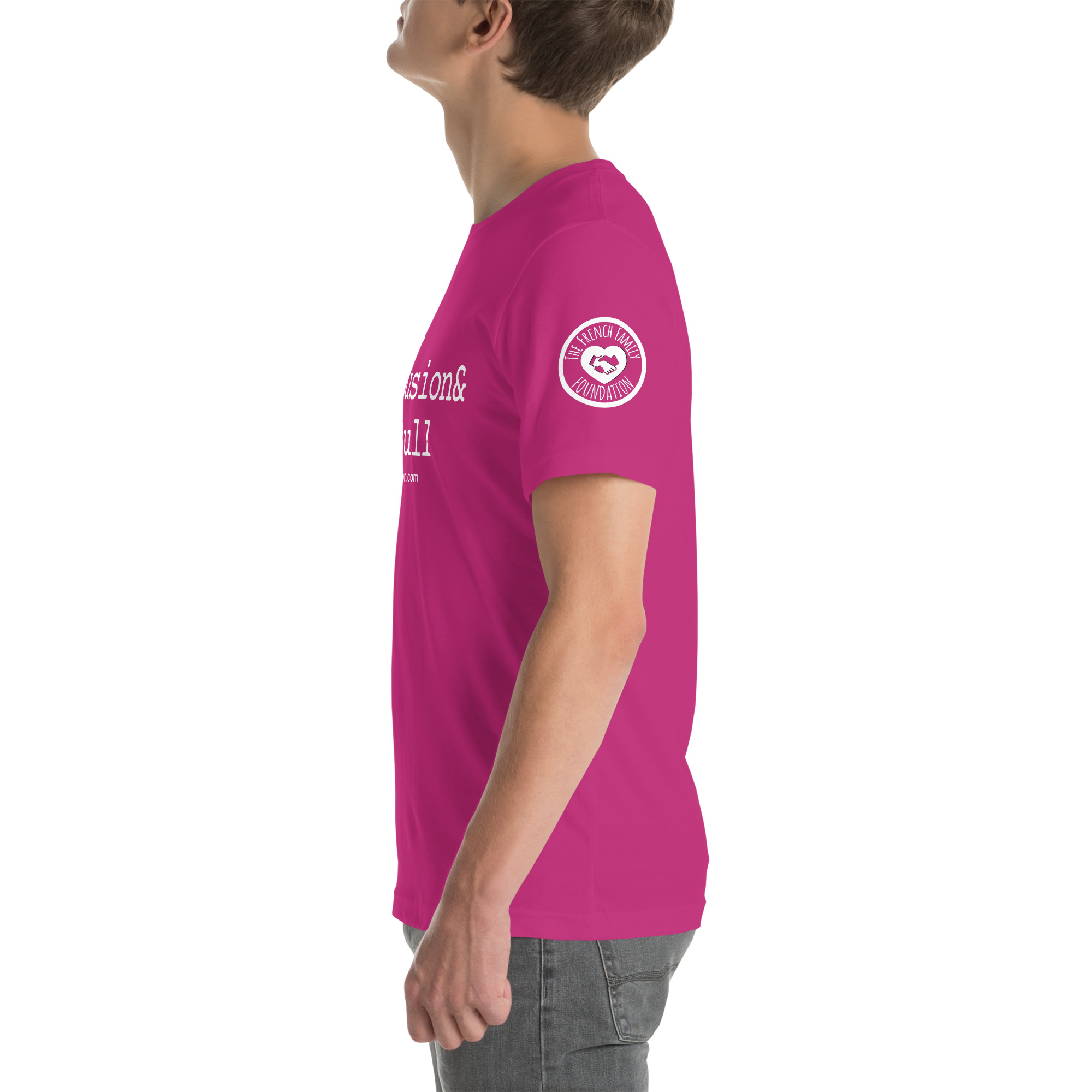 The French Family Foundation, Inc. | Central Florida Fundraising Foundation for Families with Disabilities | ❤️ Inclusion & Red Bull Unisex T-shirt 18 ❤️ Inclusion & Red Bull Unisex T-shirt - Image 18