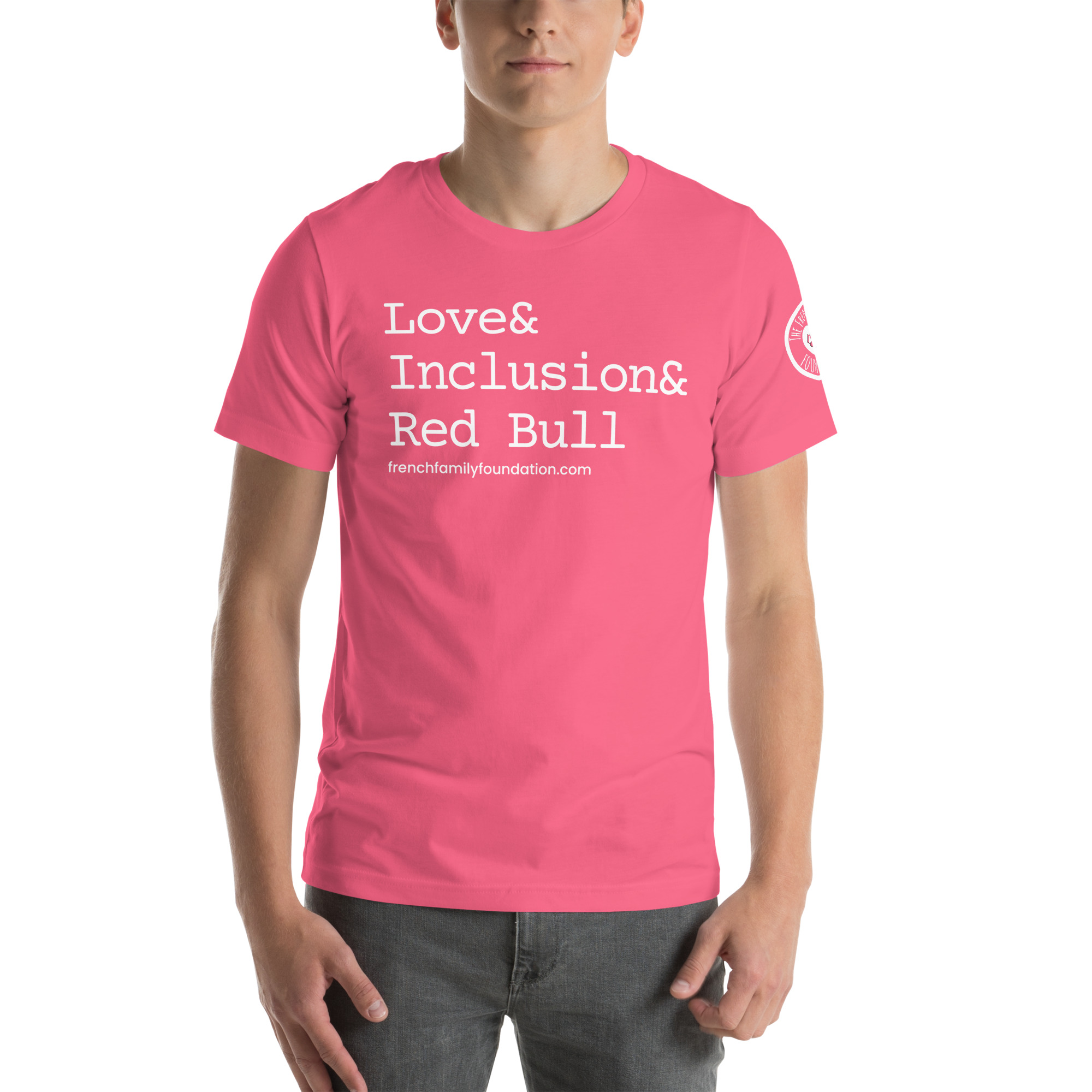 The French Family Foundation, Inc. | Central Florida Fundraising Foundation for Families with Disabilities | ❤️ Inclusion & Red Bull Unisex T-shirt 39 ❤️ Inclusion & Red Bull Unisex T-shirt - Image 39
