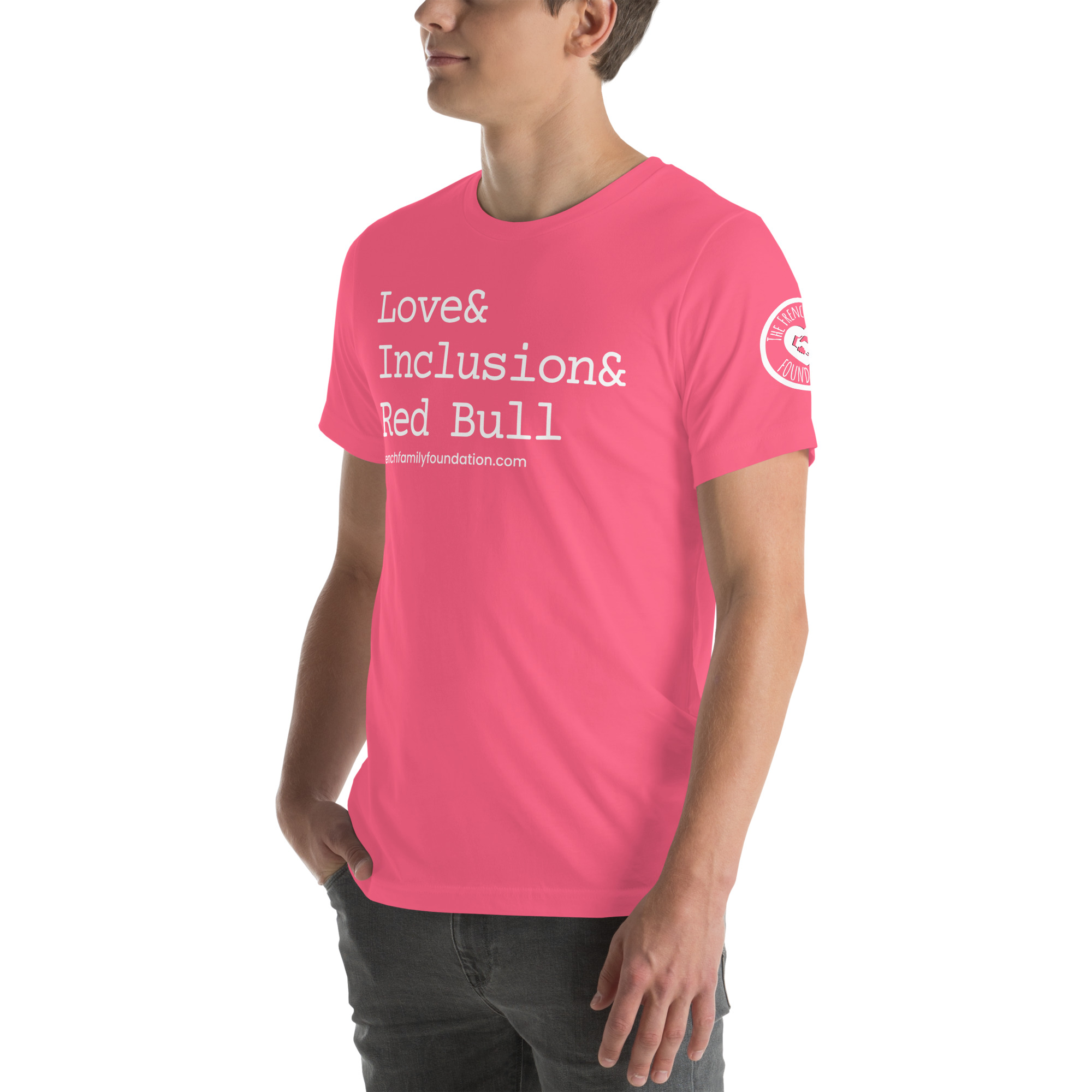The French Family Foundation, Inc. | Central Florida Fundraising Foundation for Families with Disabilities | ❤️ Inclusion & Red Bull Unisex T-shirt 36 ❤️ Inclusion & Red Bull Unisex T-shirt - Image 36