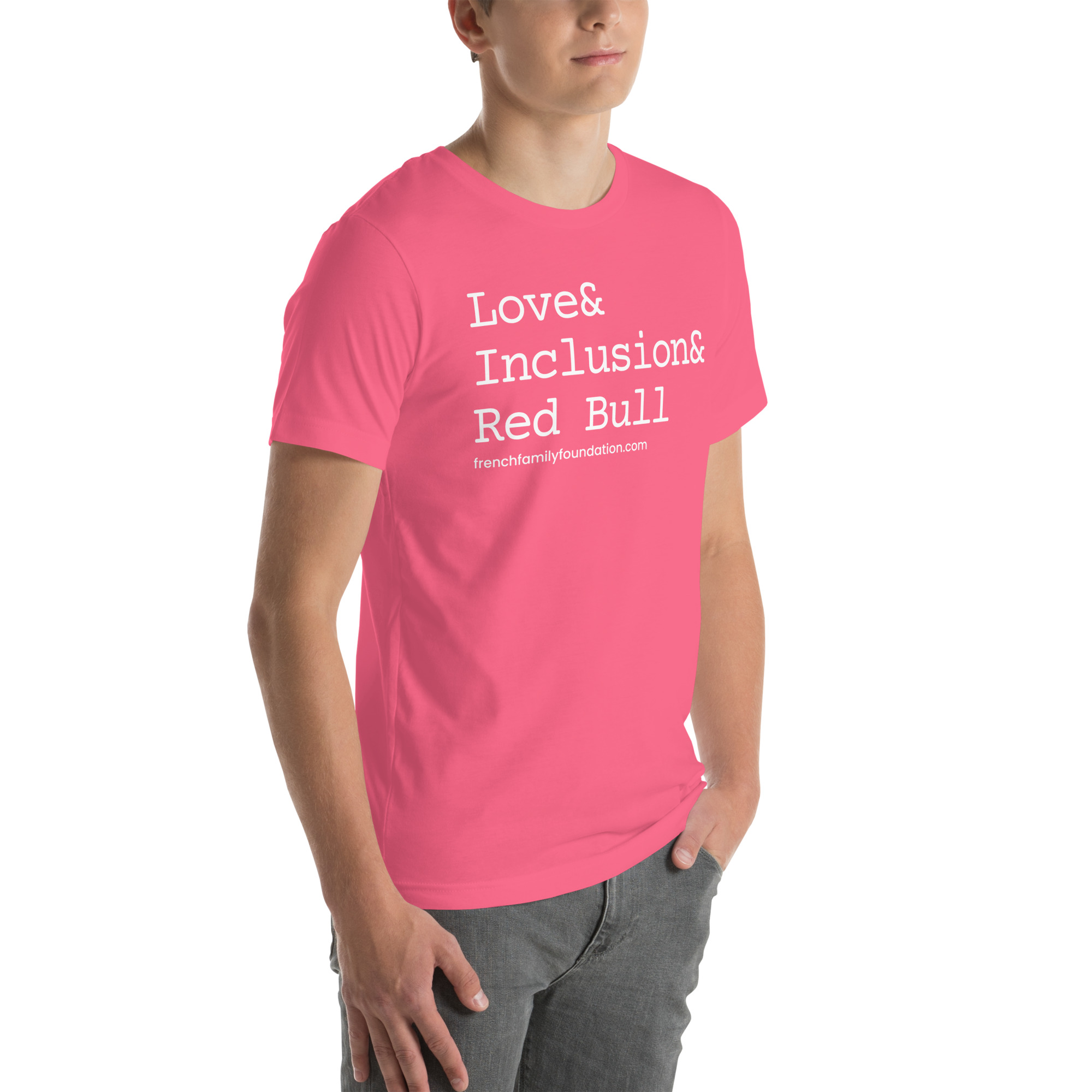 The French Family Foundation, Inc. | Central Florida Fundraising Foundation for Families with Disabilities | ❤️ Inclusion & Red Bull Unisex T-shirt 37 ❤️ Inclusion & Red Bull Unisex T-shirt - Image 37