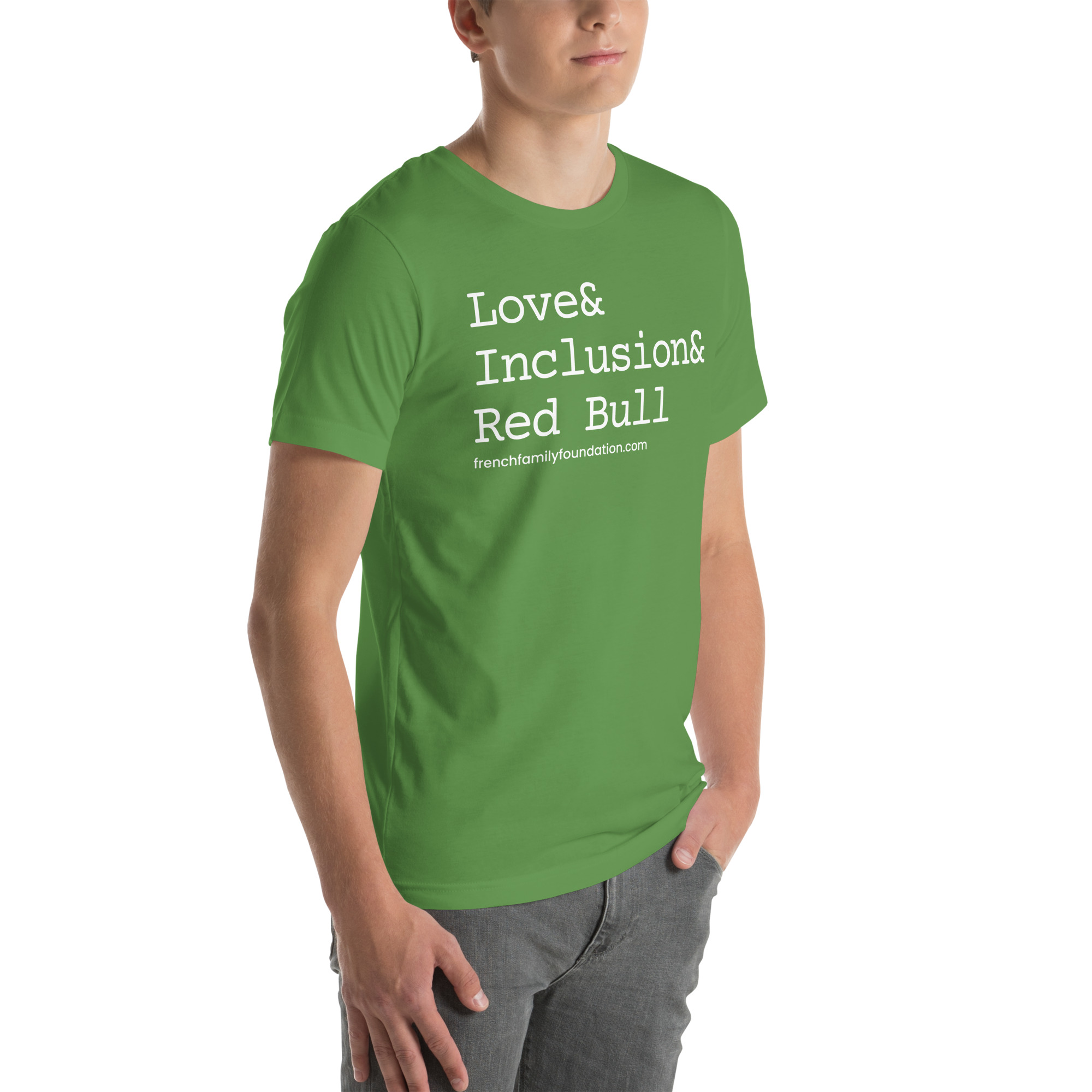 The French Family Foundation, Inc. | Central Florida Fundraising Foundation for Families with Disabilities | ❤️ Inclusion & Red Bull Unisex T-shirt 33 ❤️ Inclusion & Red Bull Unisex T-shirt - Image 33