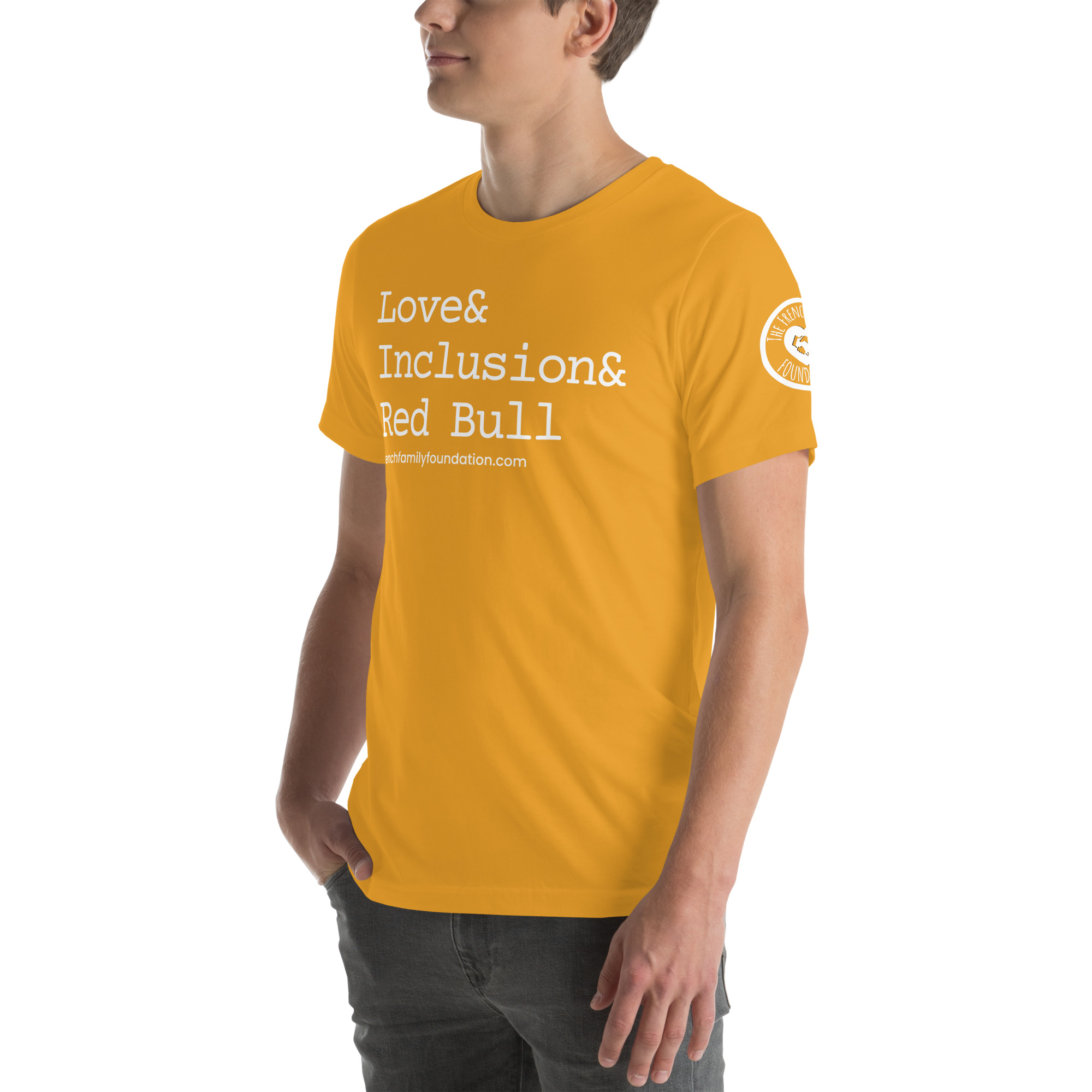 The French Family Foundation, Inc. | Central Florida Fundraising Foundation for Families with Disabilities | ❤️ Inclusion & Red Bull Unisex T-shirt 49 ❤️ Inclusion & Red Bull Unisex T-shirt - Image 49